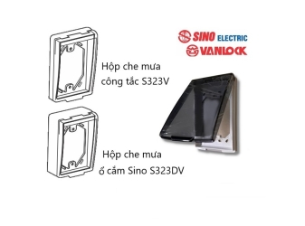 HỘP CHE MƯA CÔNG TẮC Ổ CẮM SINO