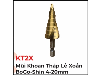 Mũi khoan tháp xoắn 4-20mm Bogo