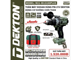 Máy Khoan Dùng Pin Dekton